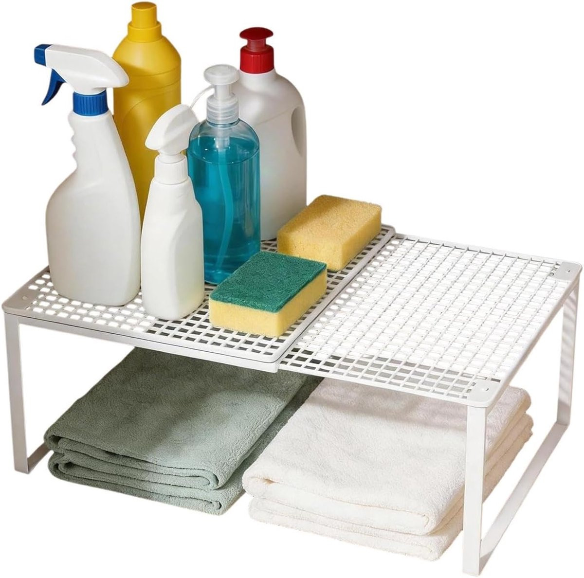 Thijox Stapelbare Kastorganizer - Uitbreidbare Overhemden Organizer met Modulaire Scheidingswanden