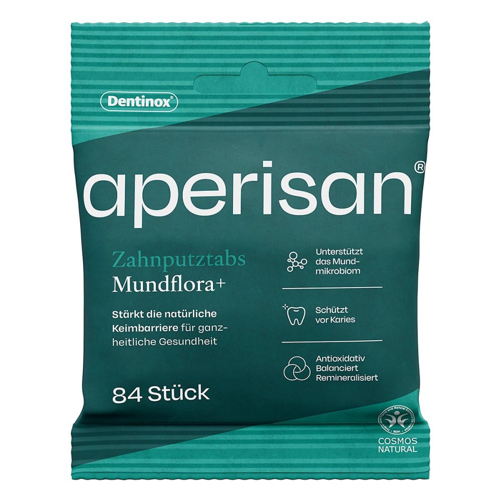 Dentinox Gesellschaft für pharmazeutische Präparat Aperisan® Zahnputztabs Mundflora+ 19964261