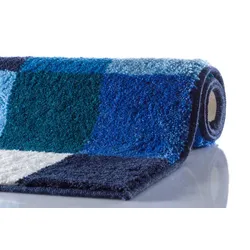 GRUND Badteppich BONA blau 70x120 cm