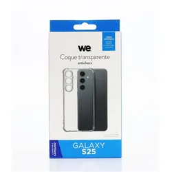 We-Vibe WE Coque de protection TPU SAMSUNG GALAXY S25 Transparent (Samsung Galaxy S25), Smartphone Schutzfolie, Transparent