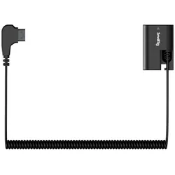 SmallRig Dummy Battery Power Cable, Kamera Stromversorgung, Schwarz