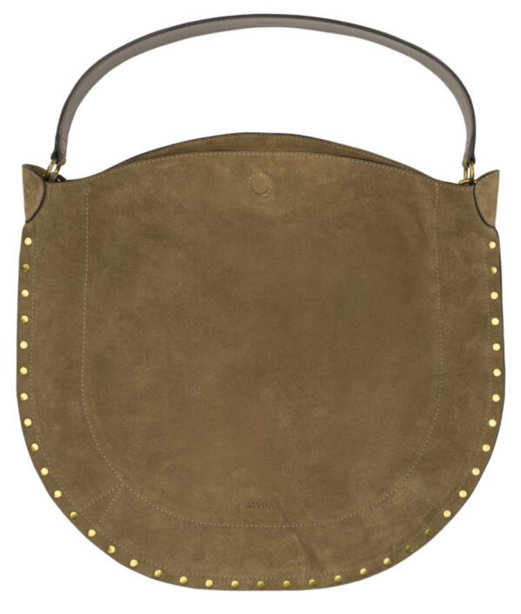 Isabel Marant Schultertasche aus Kalbsleder in Schwarz