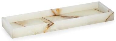 Bey-Berk Marble Bath Tray in Green Onyx