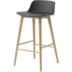 &Tradition Rely HW118 Barhocker, höhe 65 cm, eiche natur / stone grey