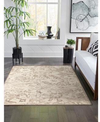 Lush Decor Hana Flora Indoor Rug Natural