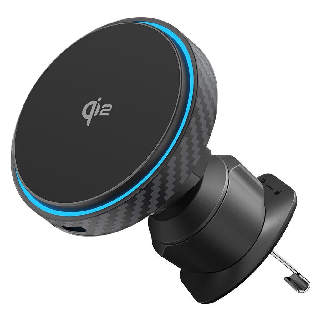 Proove Uchwyt na telefon z ładowarką indukcyjną Graphite Circle Qi2 15W (OTHER)