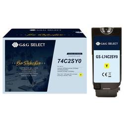 G&G Toner ersetzt Lexmark 74C2SYE Kompatibel Gelb 7000 Seiten GS-L74C2SY0