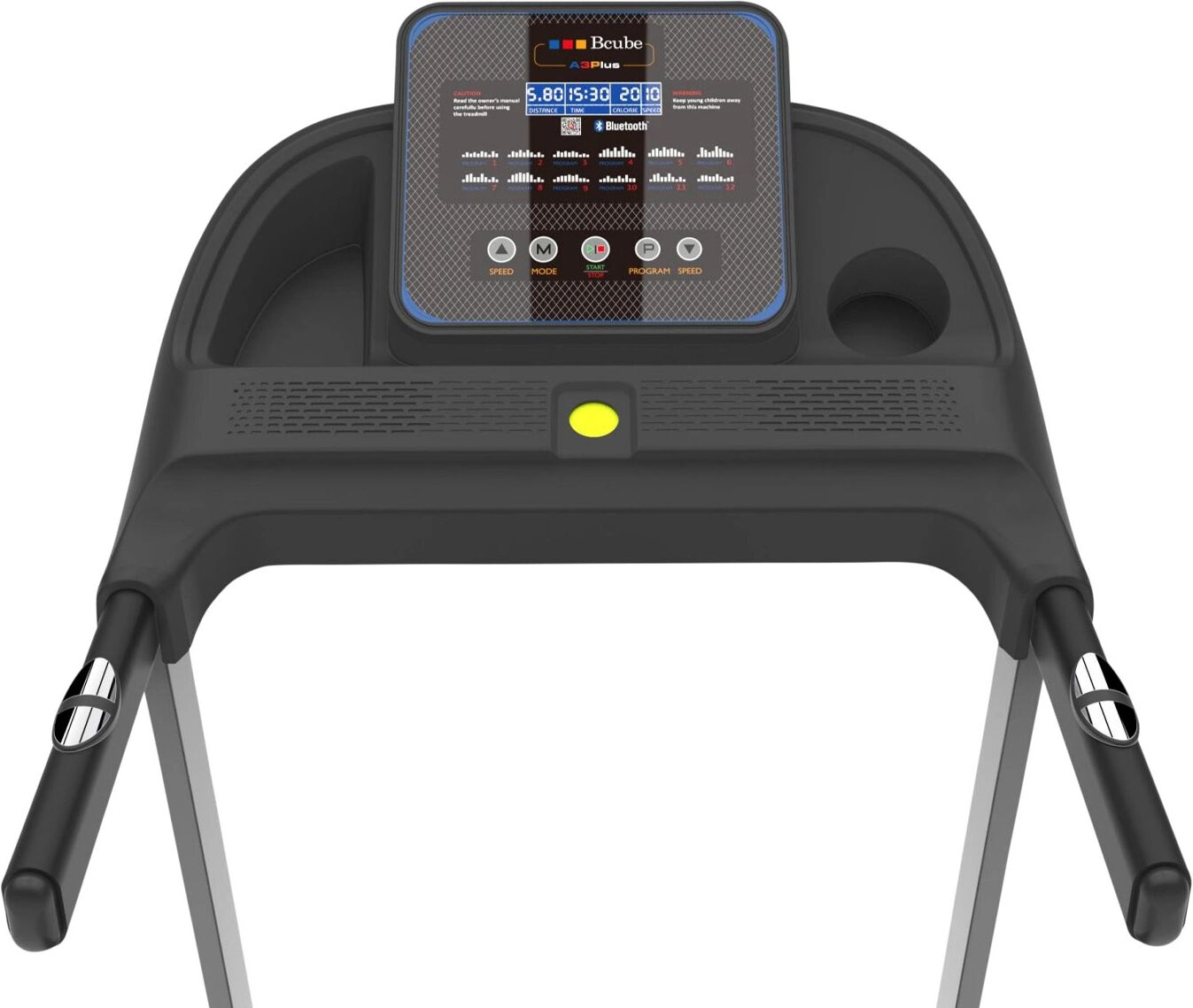 Bcube A3 Plus Tapis Roulant Elettrico, motore 1,5HP, velocità 16km/h, Fitness Training App