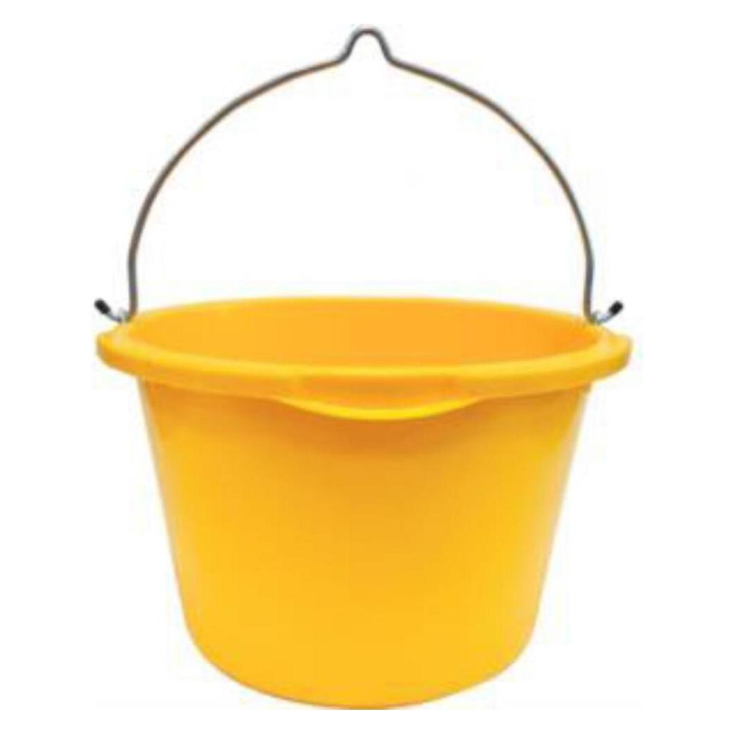 Ironside Kübel kranbar 45 l gelb mit Hakenbügel & L-Skala (103382)