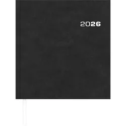 ZETTLER Wochenbuch Sekretär 786 20x21cm 1 Woche/2 Seiten anthrazit 2026