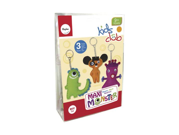 Bastelpackung: Monster-Maxi, 10 cm, 3 Sorten