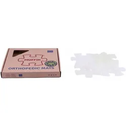 Askato, Krabbeldecke + Spielbogen, Mata Sensoryczna Ortopedyczna ZESTAW ŚWIECĄCY 4w1 4 PUZZLE SENSORYKA MUFFIK / MFK-096