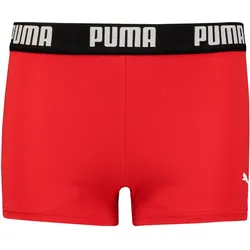 PUMA Swim Logo Trunk Badehose Jungen 03 - red 152