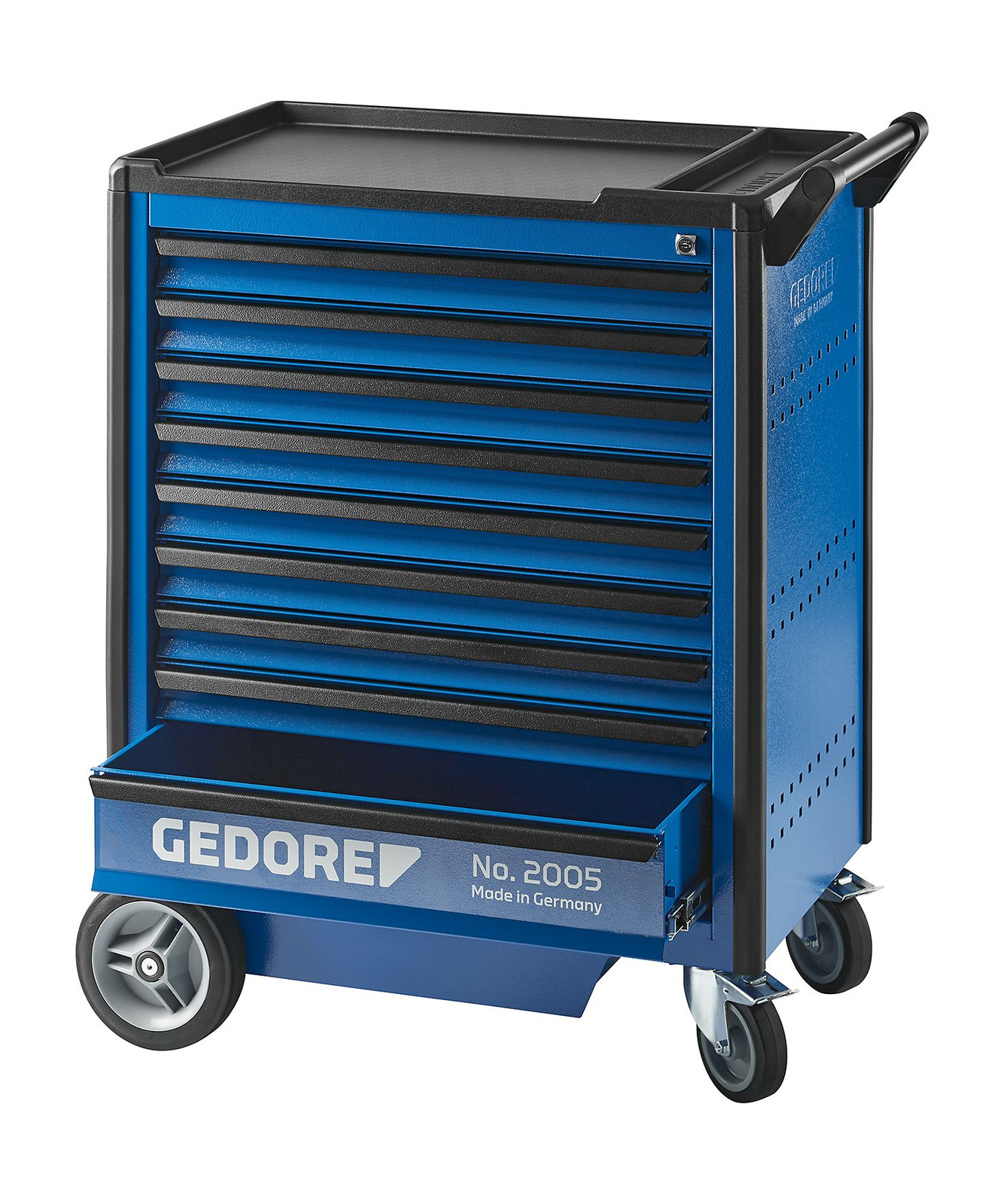 Gedore gereedschapswagen met 9 lades modelnummer 2005 0810