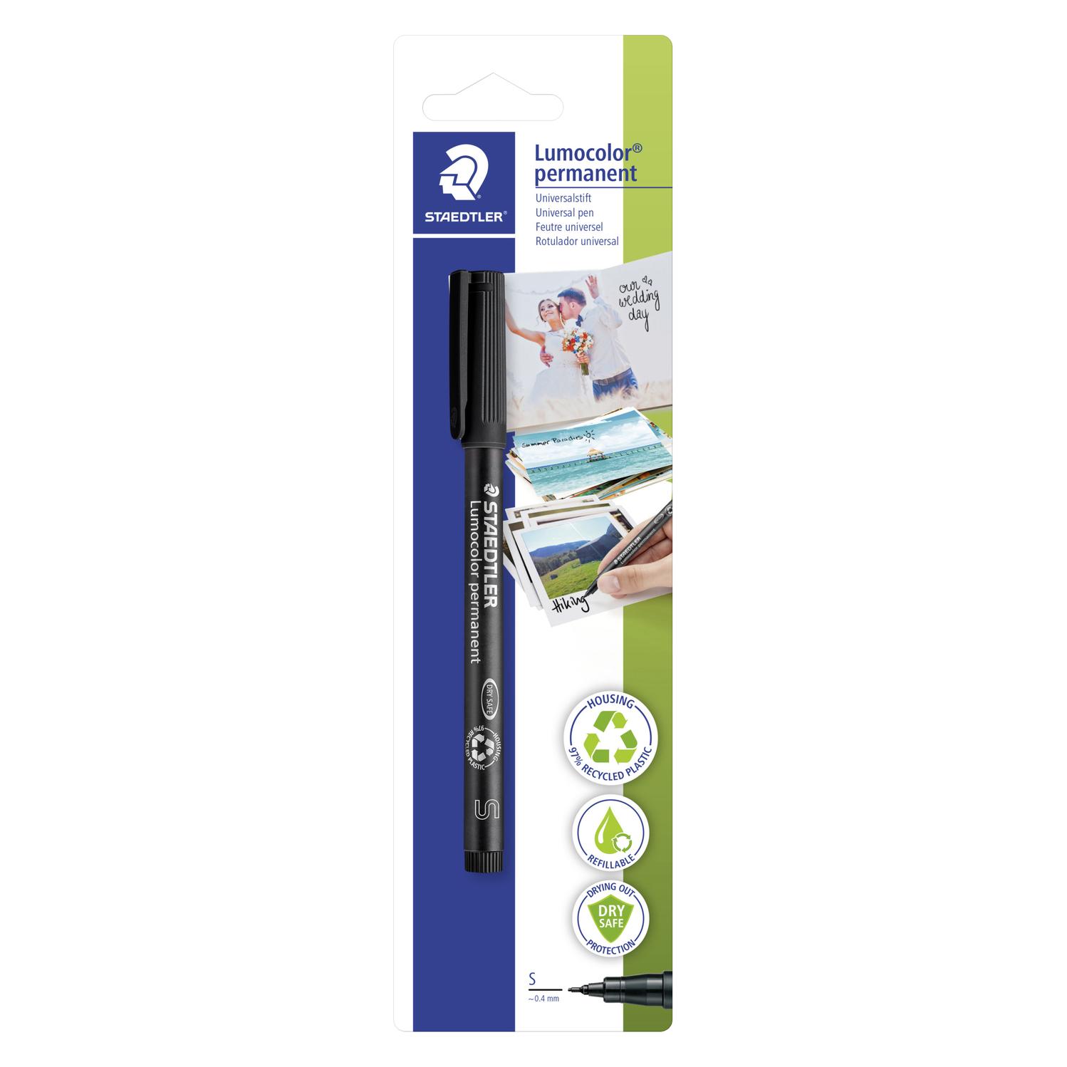 Staedtler Lumocolor wasserfest (1x) (313-9 BK-1)