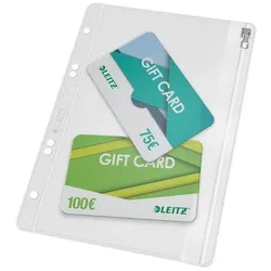 Leitz Dokumentenmappe 4040 DIN A5 Reißverschluss PVC (Polyvinylchlorid) 6 15,5 (B) x 21 (T) x 21 (H) cm Transparent