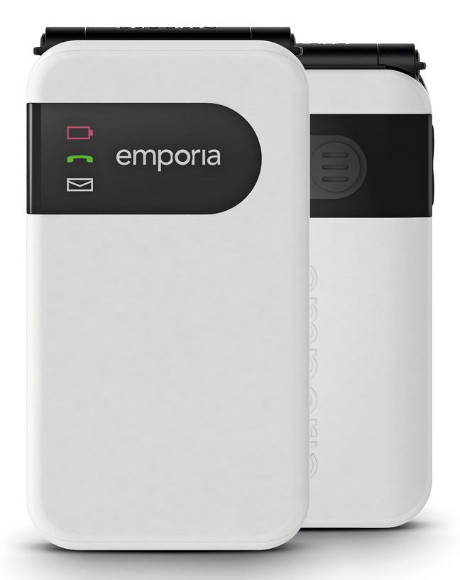 Emporia SimpliCity glam 4G Smartphone 7,11 cm (2.8 Zoll) Single SIM (Weiß) V227.LTE.v3.wh.