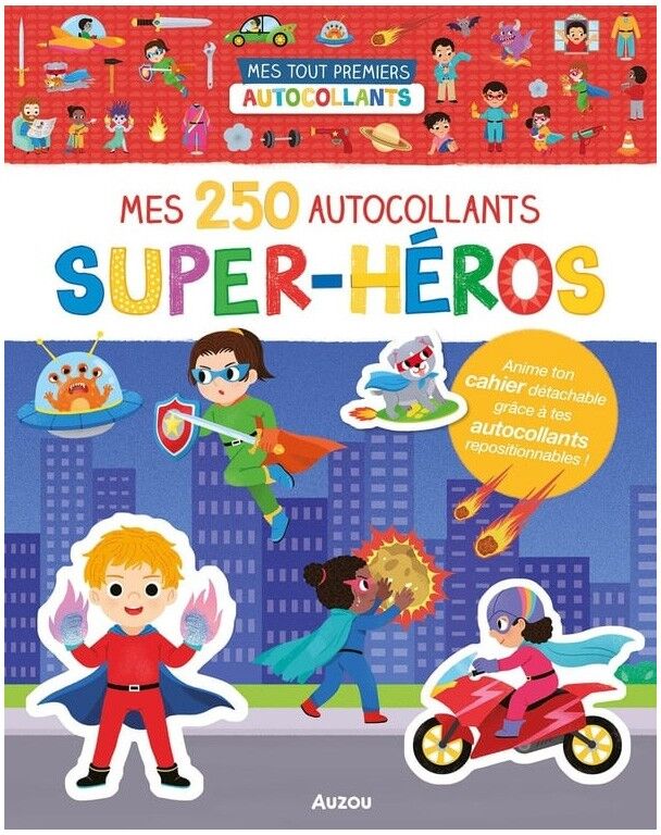 Mes tout premiers autocollants : Super-héros - Auzou