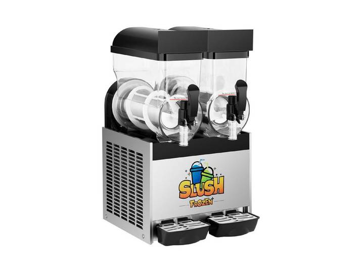 Royal Catering Slush-Eismaschine 2 x 12 L Slushmaschine Eismaschine Softeis Slusheis Gastronomie, 770 W