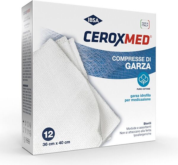 Nova Argentia Ceroxmed Compresse Garza 36x40 12 Pezzi