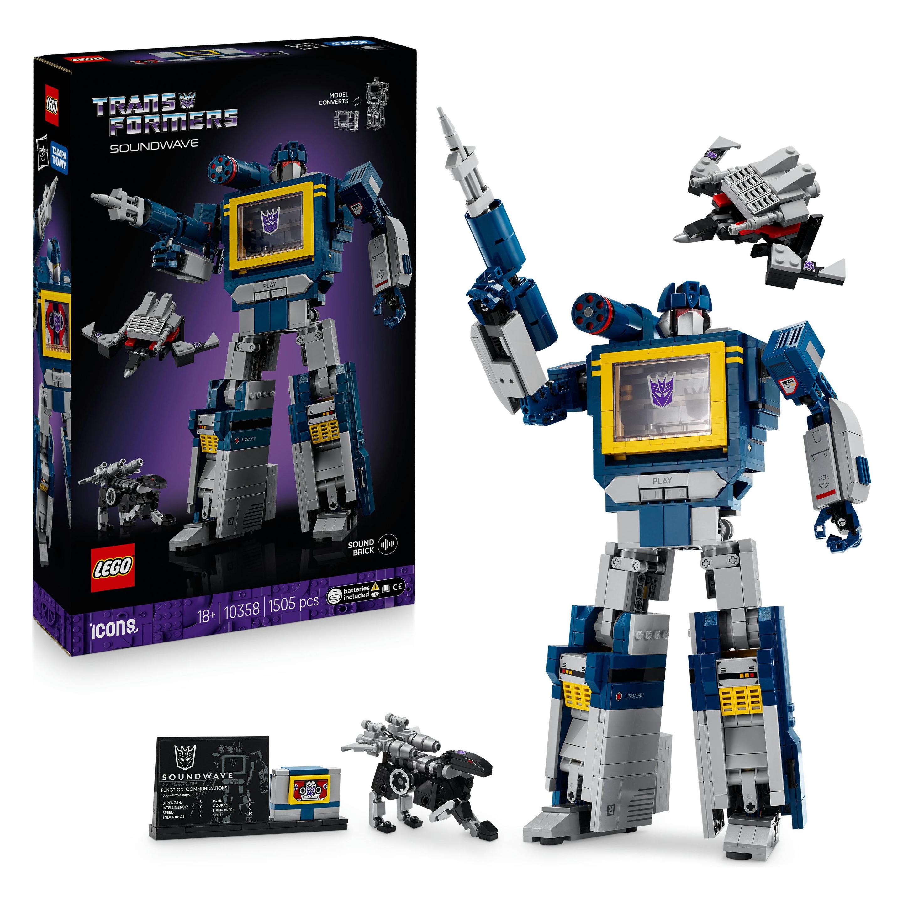 LEGO Transformers: Soundwave (LEGO Icons) (10358)