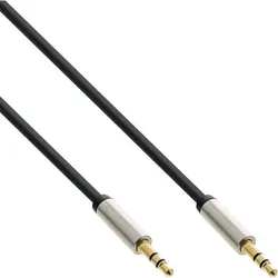 INLINE Slim Audio Kabel Klinke 3,5mm ST/ST, Stereo, 5m