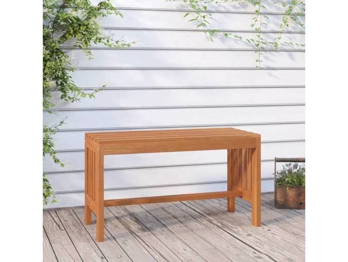 BEST-HOME Banc de jardin - banc d'extérieur pour Cour Terrasse 80 cm bois massif d'eucalyptus nvq6684