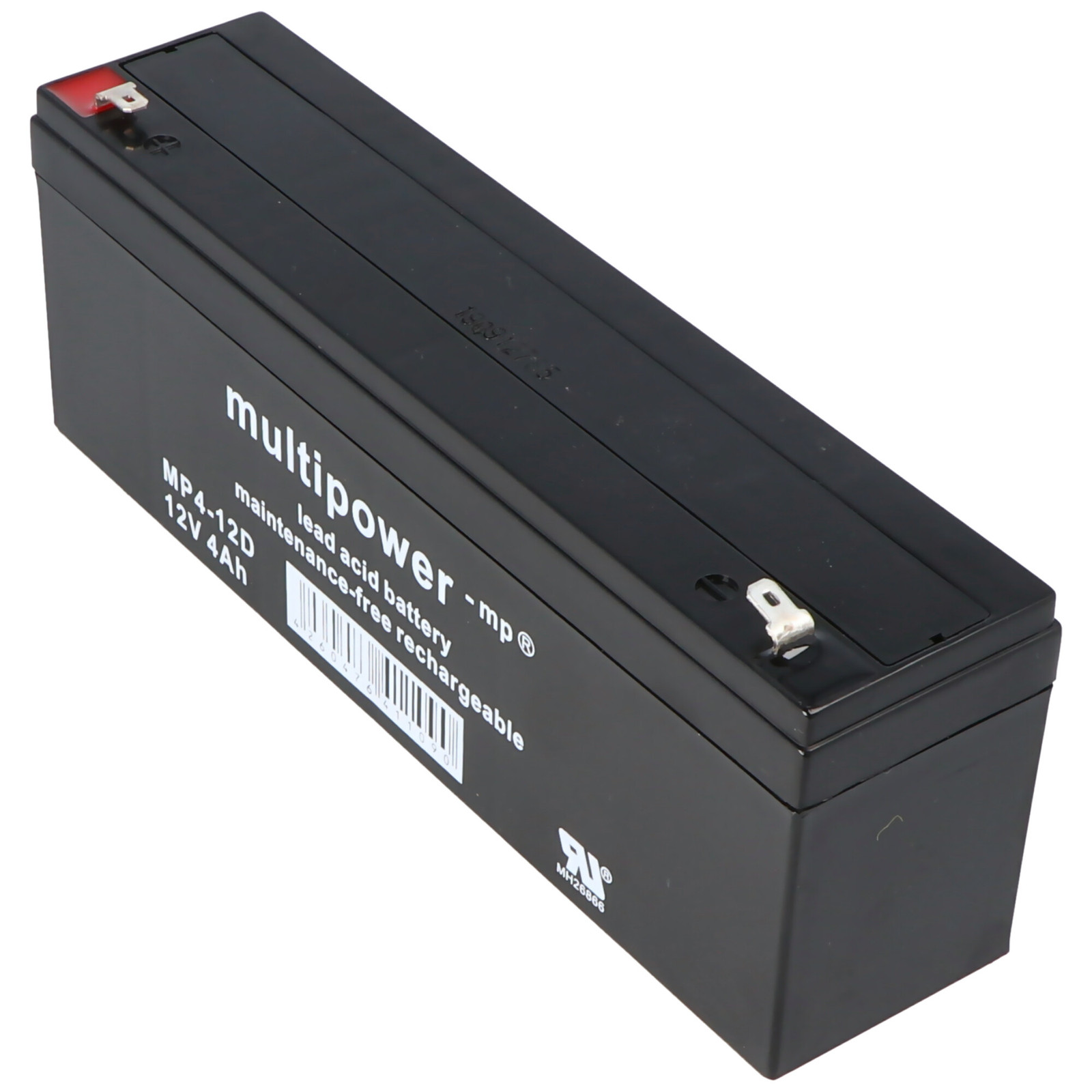 Multipower MP4-12D loodaccu met 4,8 mm stekker