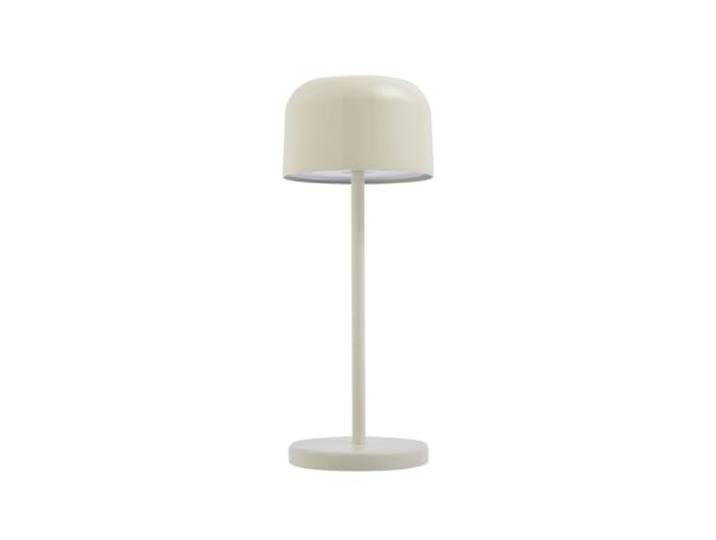 Lucande LED Outdoor Tischlampe in beige, dimmbar Tischleuchte außen