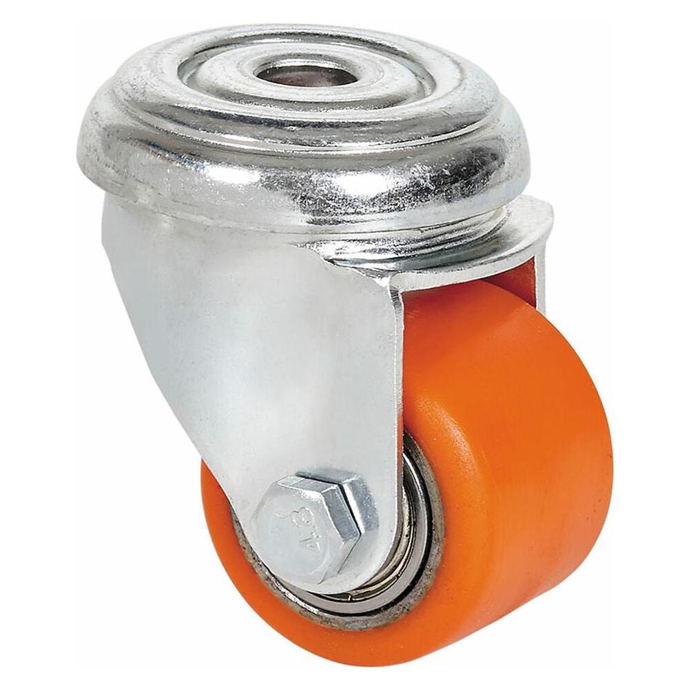 Ruedas Alex Rueda Orange Polyurethan Eisen Ø 3,5 Cm 100 Kg Drehbar (57236602)