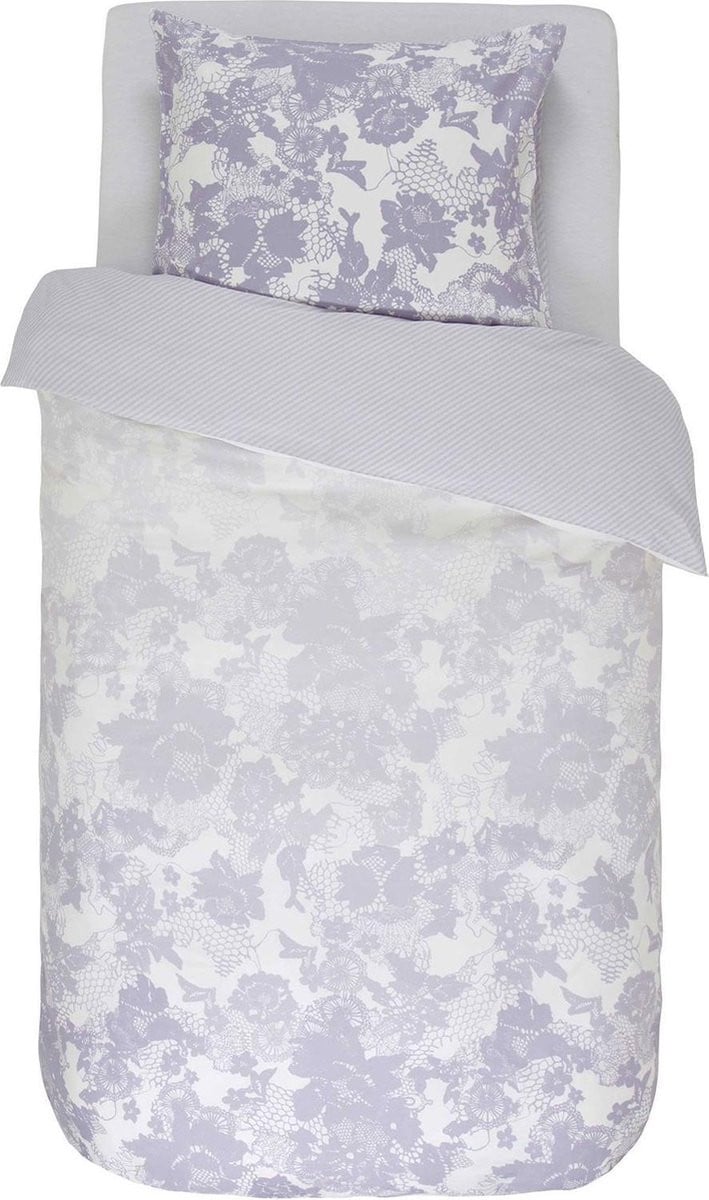 Esprit Sanny Dekbedovertrek Eenpersoons Lilac 140x200 cm