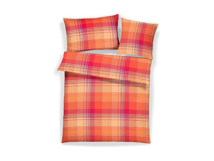 Kissenbezug HOME FASHION Kopfkissenbezug Seesucker Tobi , orange, B/L: 65cm x 100cm, Kissenbezüge, Kissenbezug
