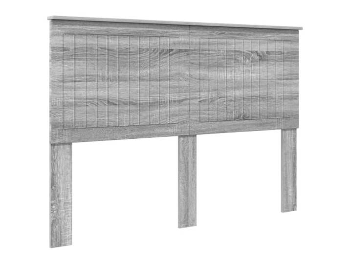 Makastle Kopfteil Grau Sonoma Holzwerkstoff 143x7x100 cm Rechteckige Form