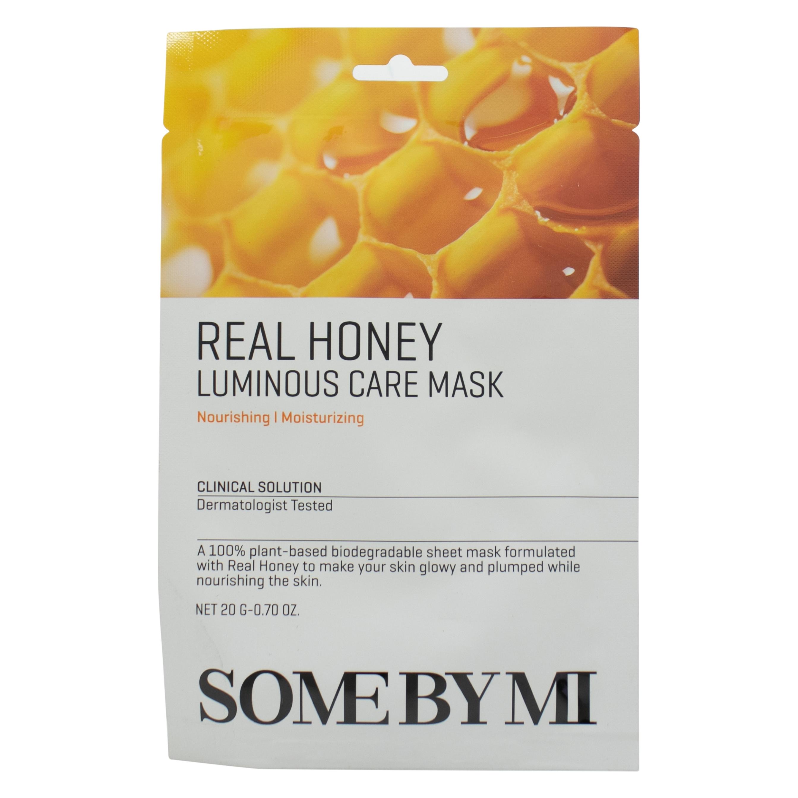Some By Mi Daily Solution Honig Luminous Care Gesichtsmaske - 20 g (20 g) (8809647391531)