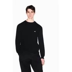 A|X Armani Exchange für Herren. XM002819AF12930UC001 Pullover Pull schwarz (S), Lässig, Baumwolle