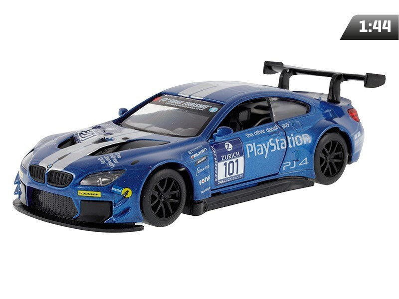 CARMOTION BMW M6 GT3 Modelauto 1:44 Blauw