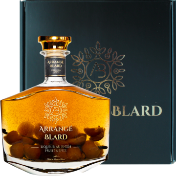 Rum arrangé Blard - Bibasse - Golden Sun - Mit Etui - 0.7L Ile de la Réunion