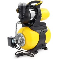 Wiltec, Wasserpumpe, Hauswasserwerk 24L Hauswasserautomat 1300W Gartenpumpe Wasserpumpe Pumpe (Gartenpumpe, Hauswasserpumpe)