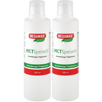 MCT 100% rein Megamax Öl 2x 2x500 ml