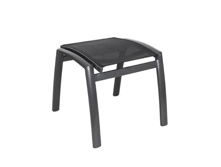 Hartman Alice Hocker Aluminium/Textilene 4x4 Schwarz Dunkelgrau