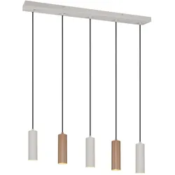 Trio, Pendelleuchte, 367700565 Soka GU10 Pendelleuchte 5-fach ⌀5,5cm Coffee (GU10)
