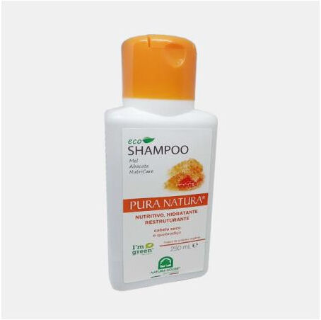 PURA NATURA CHAMPO NUTRITIVO MEL E ABACATE 250ml