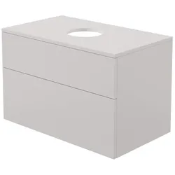 Neuesbad Waschbecken Unterschrank, mit Abdeckplatte, 800x470x520 mm, Cashmere NB1DESDIKB811