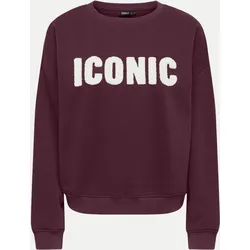 Sweatshirt mit Schriftzug Mehrfarbig XL