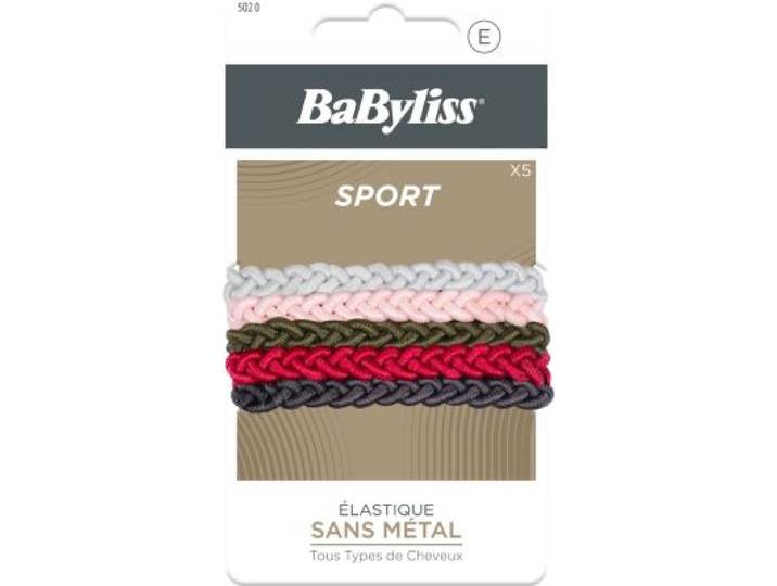 Babyliss - Elastique Cheveux Sans Métal X5