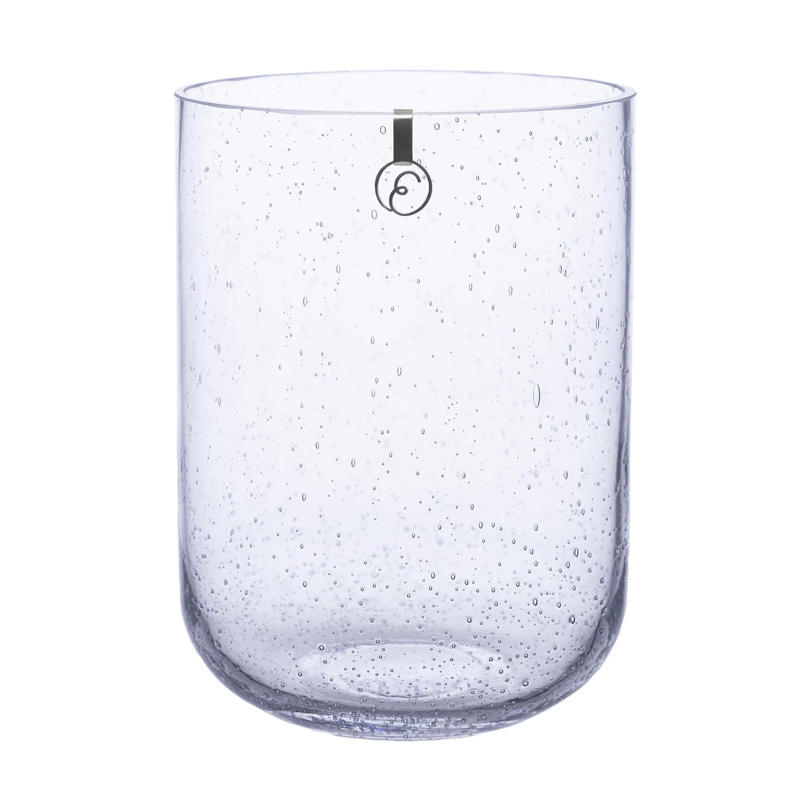 Ernst vaas bubbelglas Helder 18 cm
