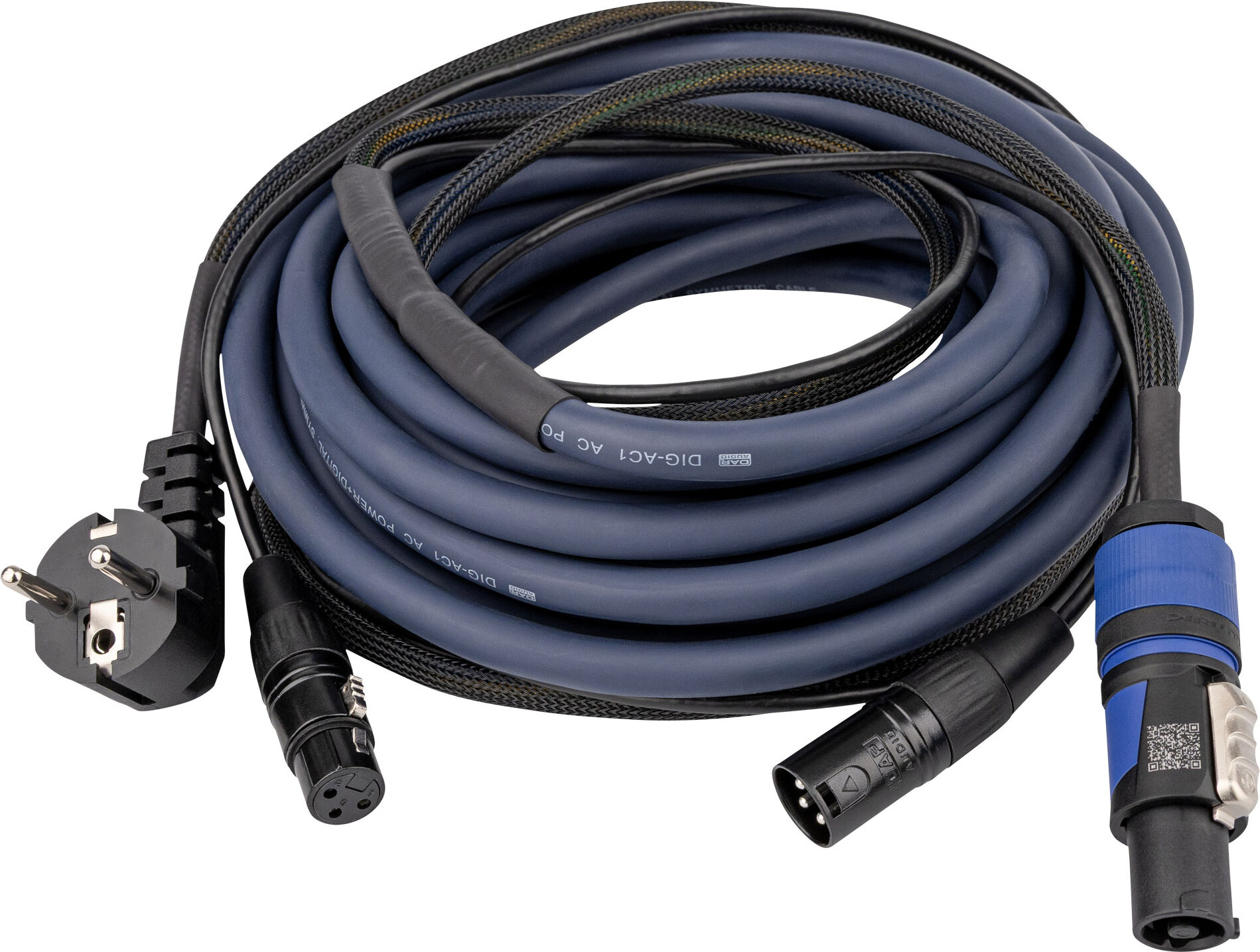 DAP Audio Fp10 – Schuko/xlr F – Powercon/xlr M – Audio/strom 10 M