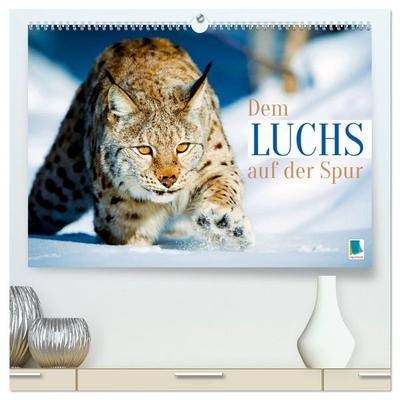 Dem Luchs auf der Spur (hochwertiger Premium Wandkalender 2027 DIN A2 quer), Kunstdruck in Hochglanz
