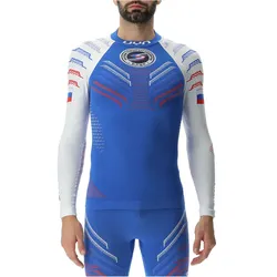 UYN Natyon 3.0 Russland langarm Ski-Funktionsshirt T028 - russia XS