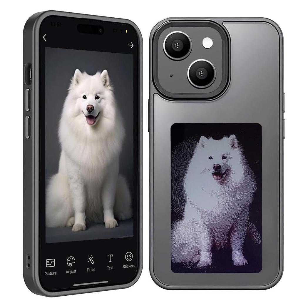 Techsuit - SmartScreen NFC - iPhone 15 - Black (Apple iPhone 15) (56355424)